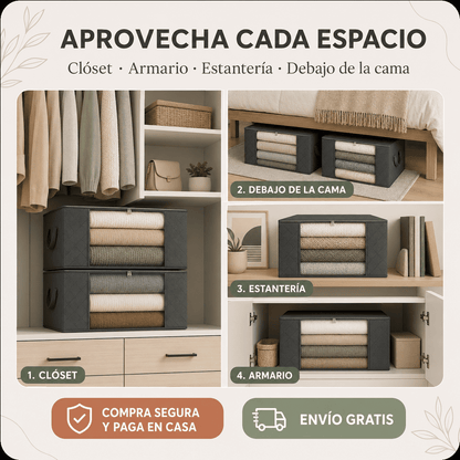 BOXORA™ - Cajas Organizadoras Plegables