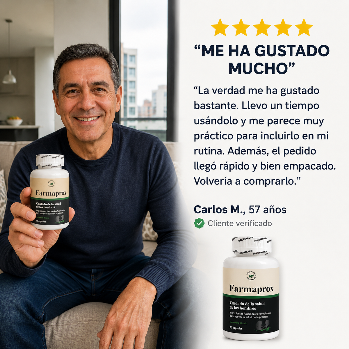 FARMAPROX™ – Fórmula de Bienestar Masculino