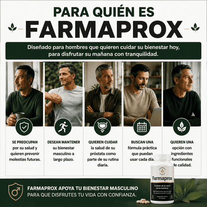 FARMAPROX™ – Fórmula de Bienestar Masculino